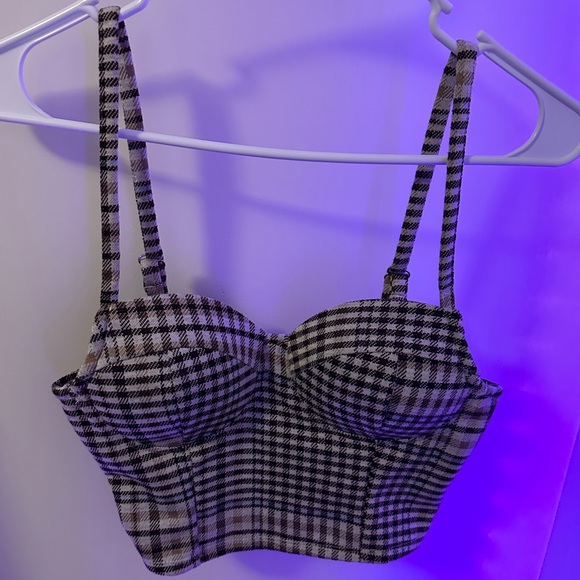 Haute Monde Tops - Cropped Corset top